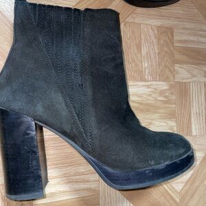 Black Suede Ankle Boots